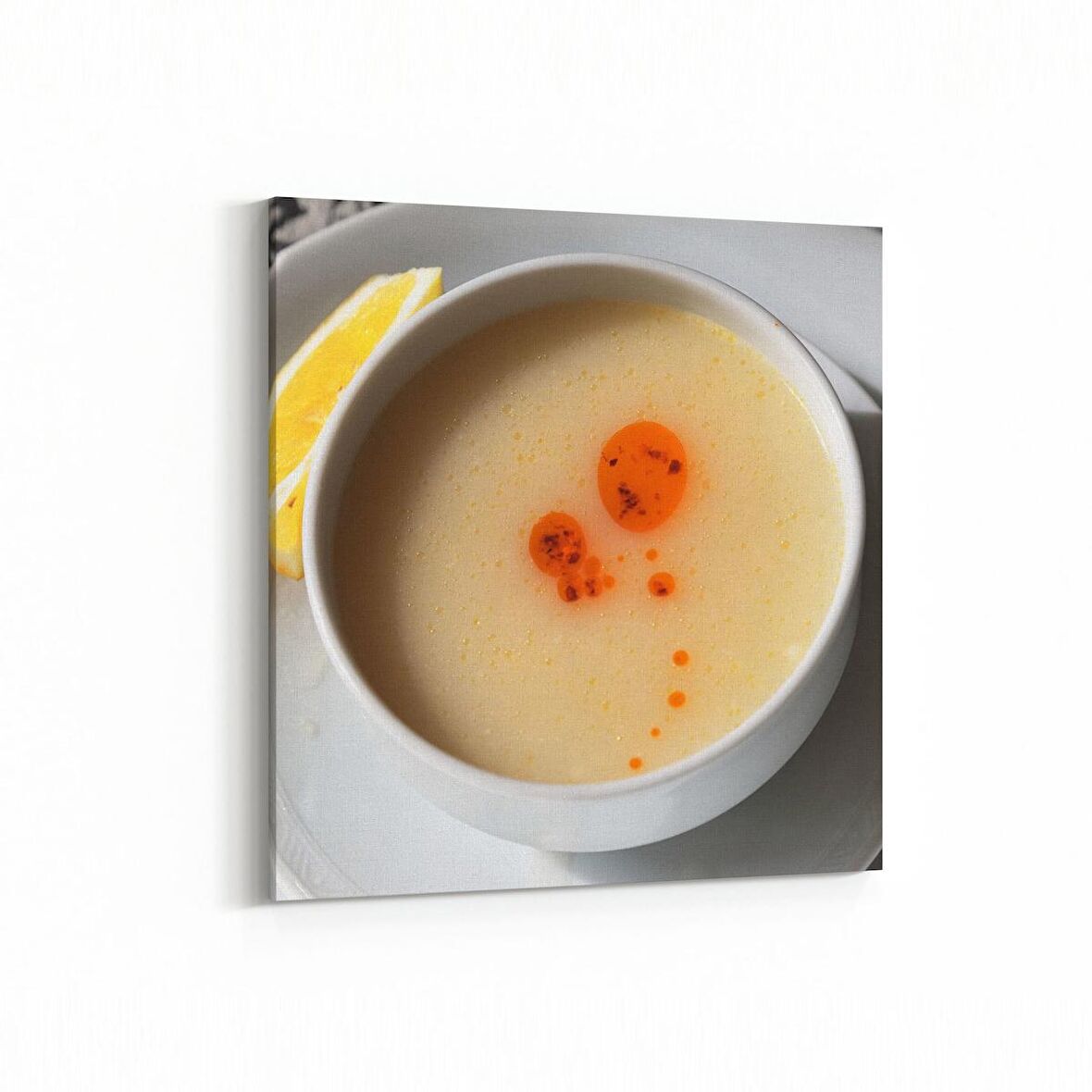 Olla 15094K Gıda Görseli Kare Kanvas Tablo (Ölçü: 30X30)