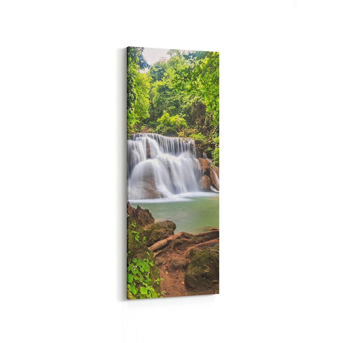 Olla 13852DI Doğa / Manzara Görseli Dikey İnce Kanvas Tablo (Ölçü: 40X120)