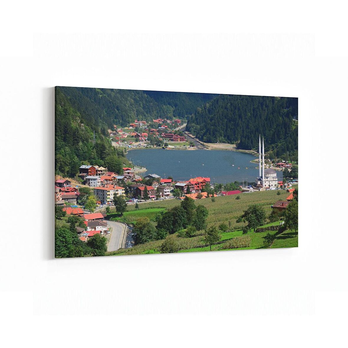 Olla 18889Y Yapı Görseli Yatay Kanvas Tablo (Ölçü: 70X50)