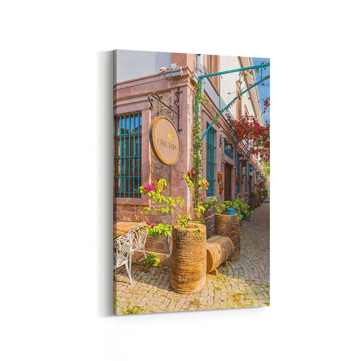 Olla 18034D Yapı Görseli Dikey Kanvas Tablo (Ölçü: 20X30)