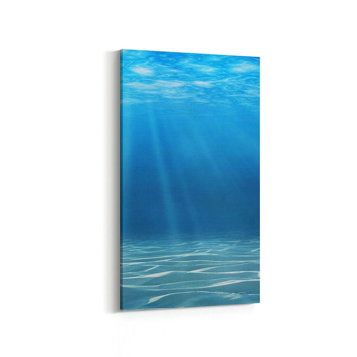 Olla 12904DD Deniz / Okyanus Görseli Dikey Dar Kanvas Tablo (Ölçü: 40X80)
