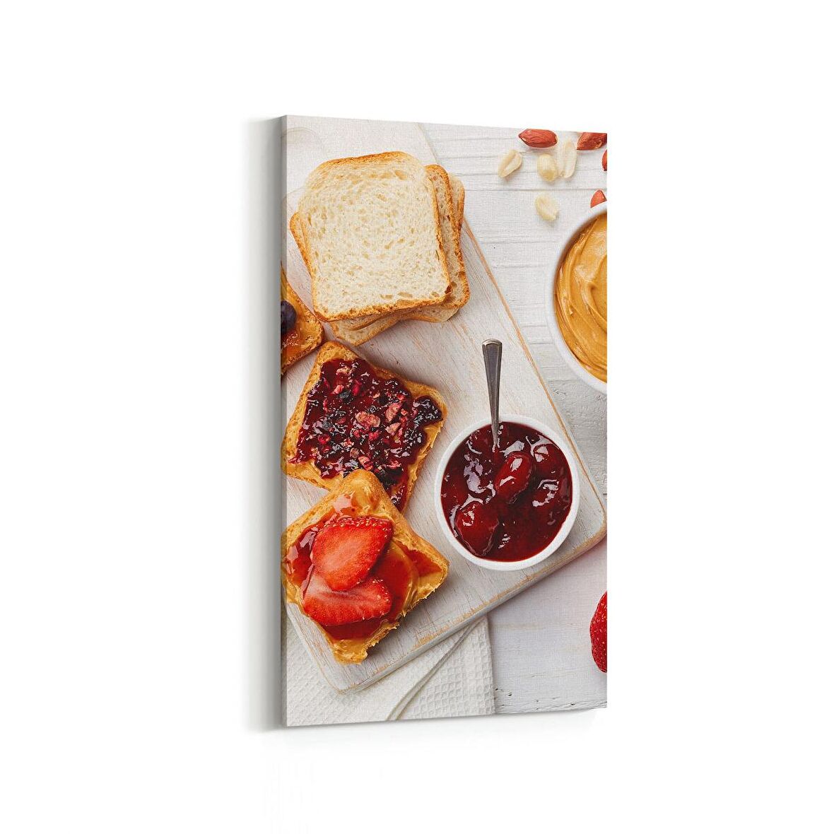 Olla 15203DD Gıda Görseli Dikey Dar Kanvas Tablo (Ölçü: 60X120)