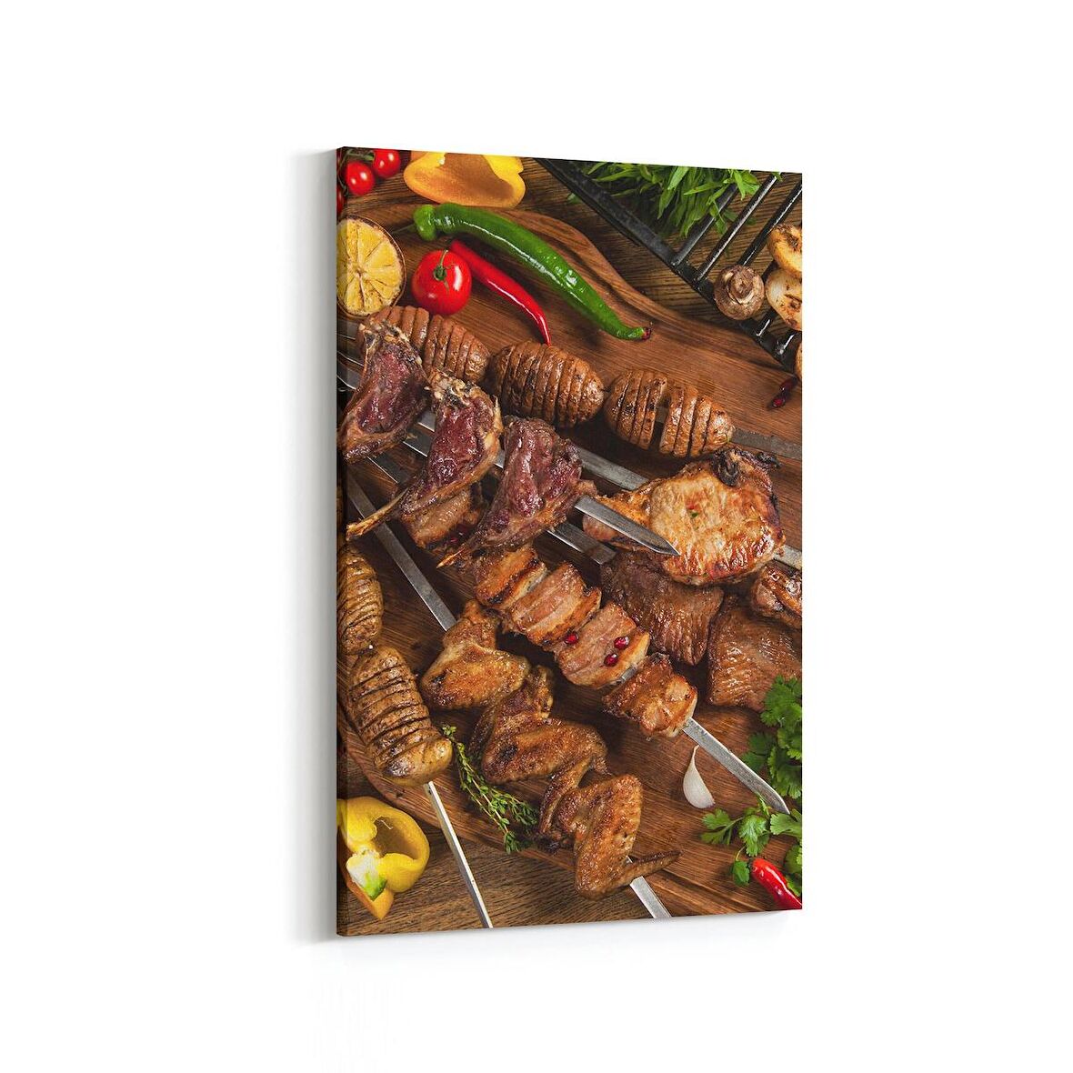 Olla 15250D Gıda Görseli Dikey Kanvas Tablo (Ölçü: 20X30)