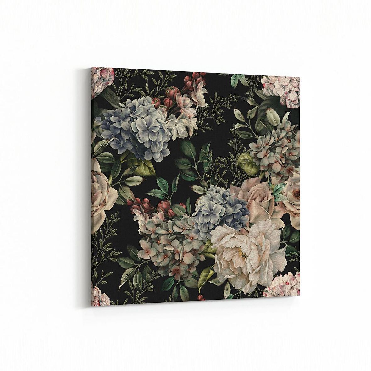 Olla 11776K Çiçek Görseli Kare Kanvas Tablo (Ölçü: 25X25)