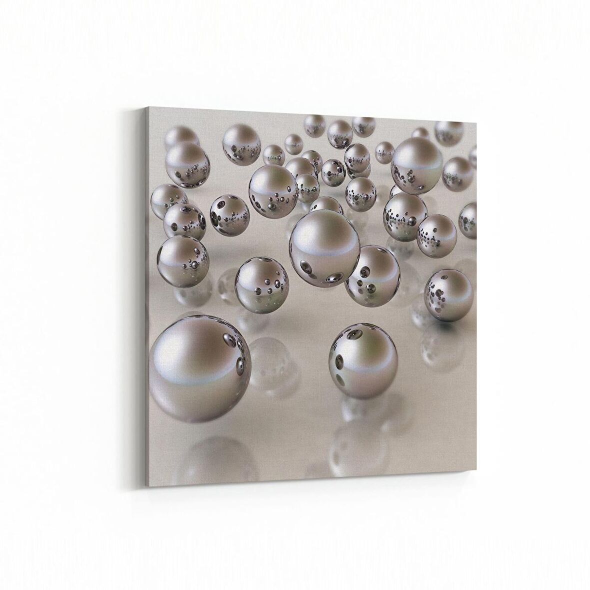 Olla 10068K Abstract Görsel Kare Kanvas Tablo (Ölçü: 60X60)