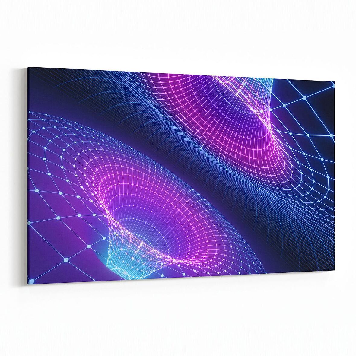 Olla 10223Y Abstract Girdap Görsel Yatay Kanvas Tablo (Ölçü: 120X80)