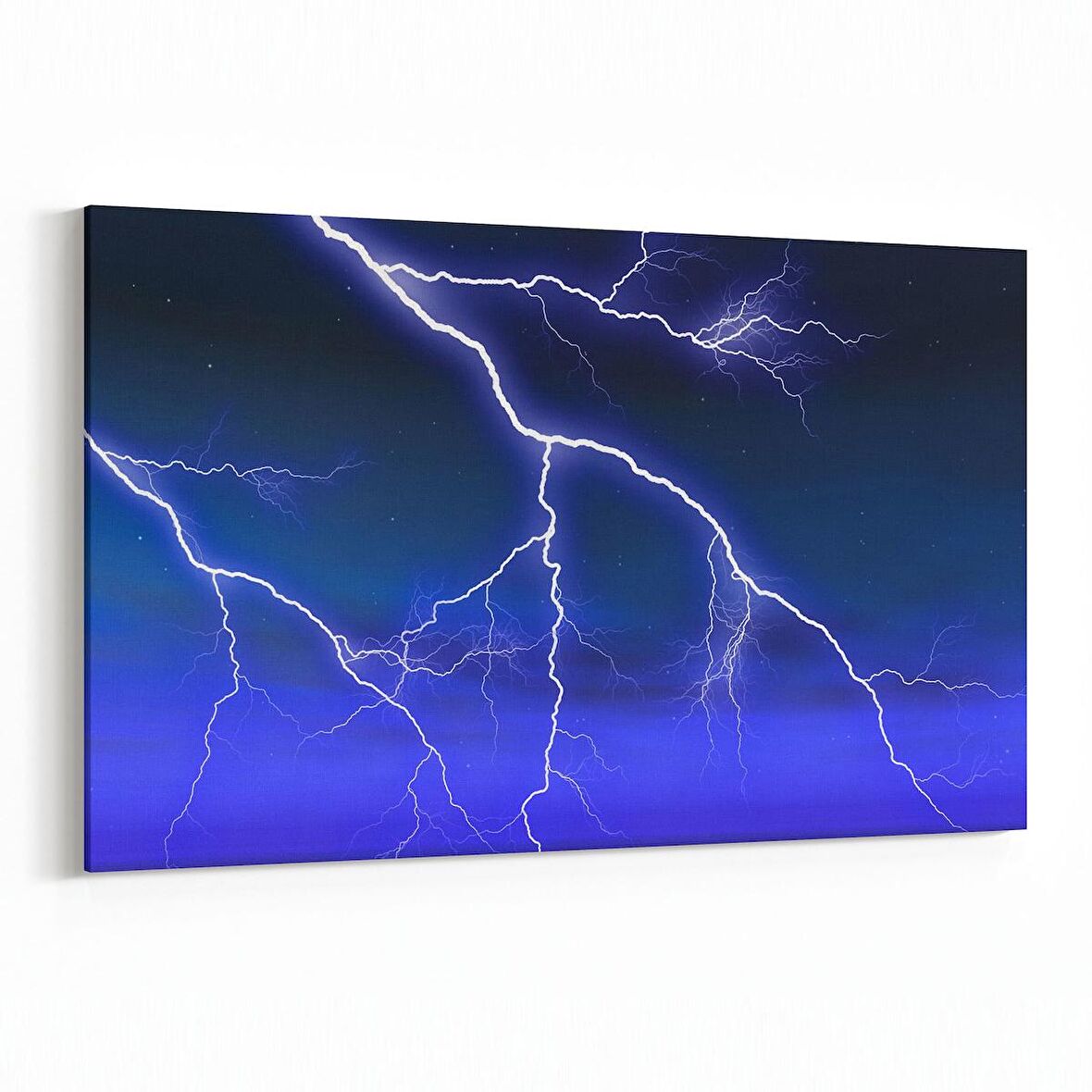 Olla 14772Y Gece Gökyüzü Görseli Yatay Kanvas Tablo (Ölçü: 90X60)