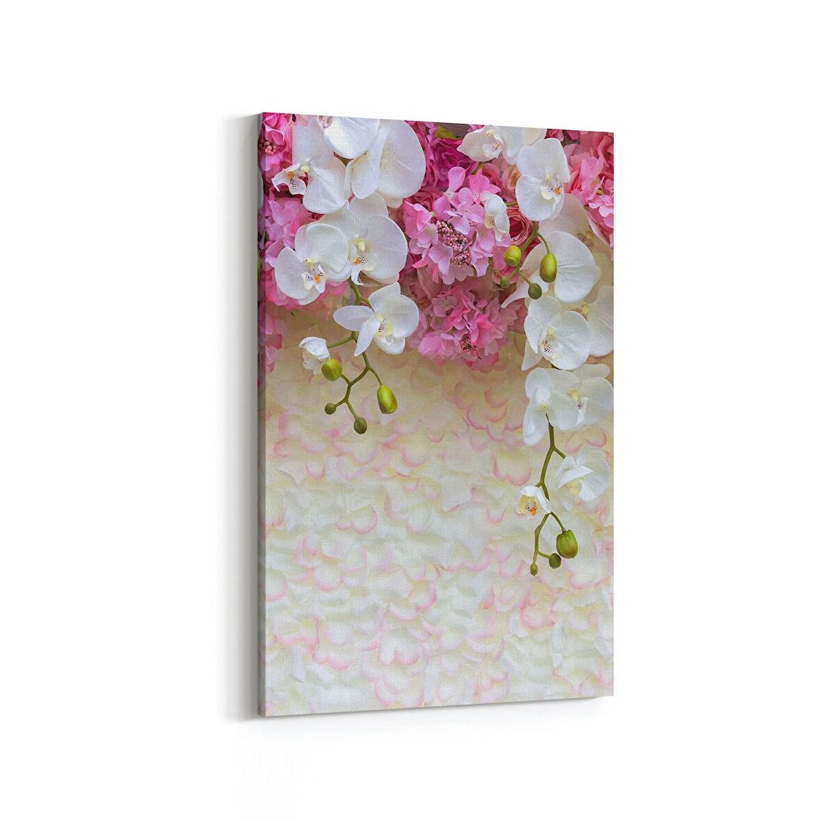 Olla 11599D Çiçek Görseli Dikey Kanvas Tablo (Ölçü: 20X30)