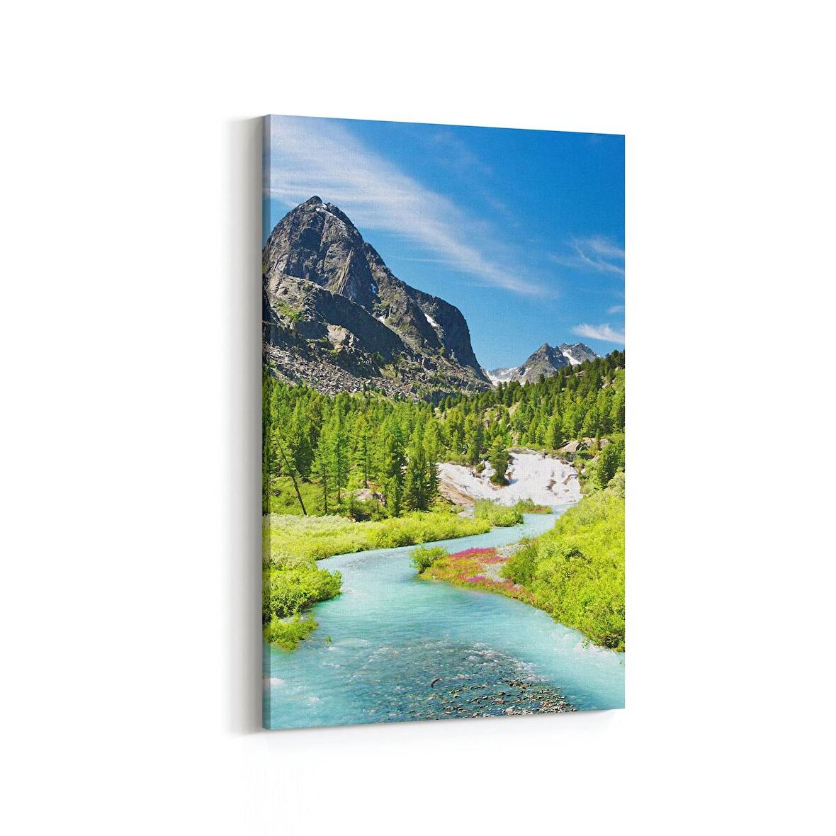 Olla 13845D Doğa / Manzara Görseli Dikey Kanvas Tablo (Ölçü: 60X90)