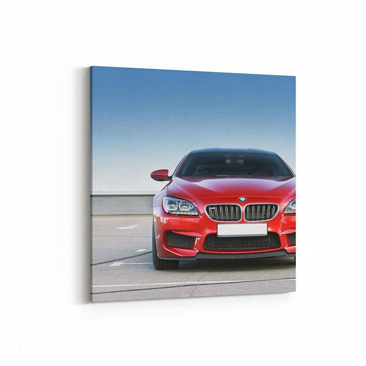 Olla 12346K Araç Görseli Kare Kanvas Tablo (Ölçü: 30X30)