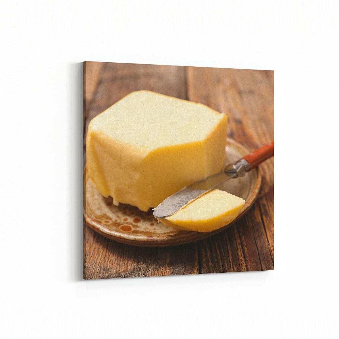 Olla 15225K Gıda Görseli Kare Kanvas Tablo (Ölçü: 25X25)