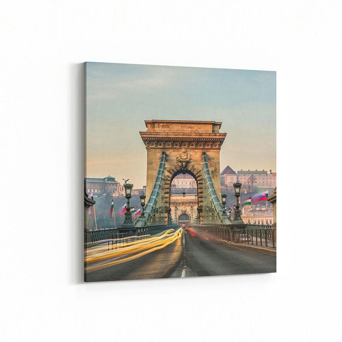 Olla 18690K4 Yapı Görseli Kare 4'lü Kanvas Tablo (Ölçü: 145X145)