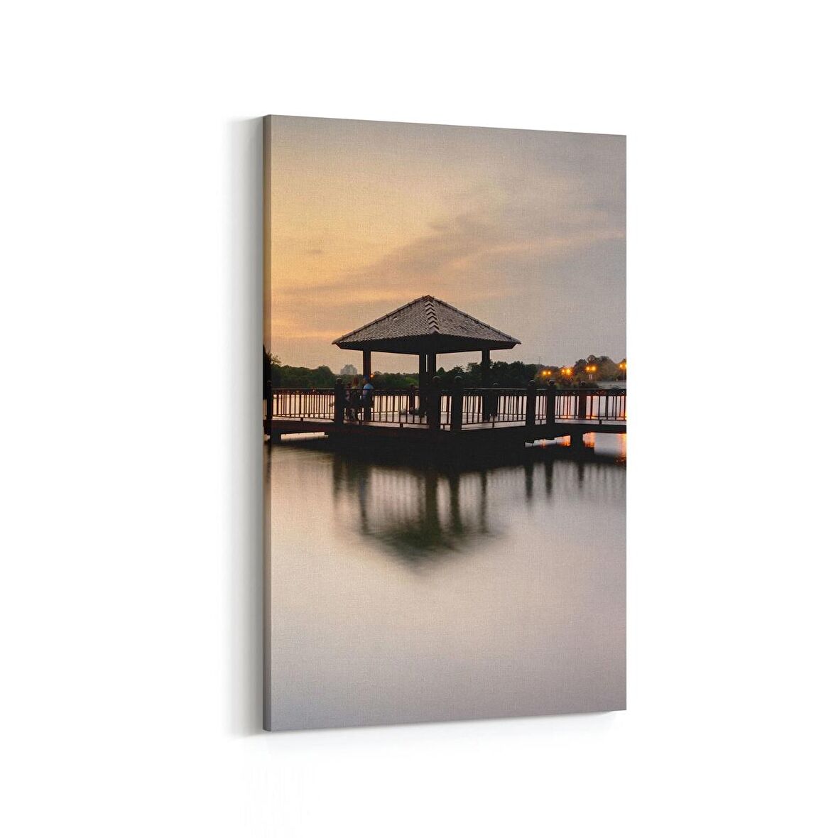 Olla 18866D Yapı Görseli Dikey Kanvas Tablo (Ölçü: 100X150)