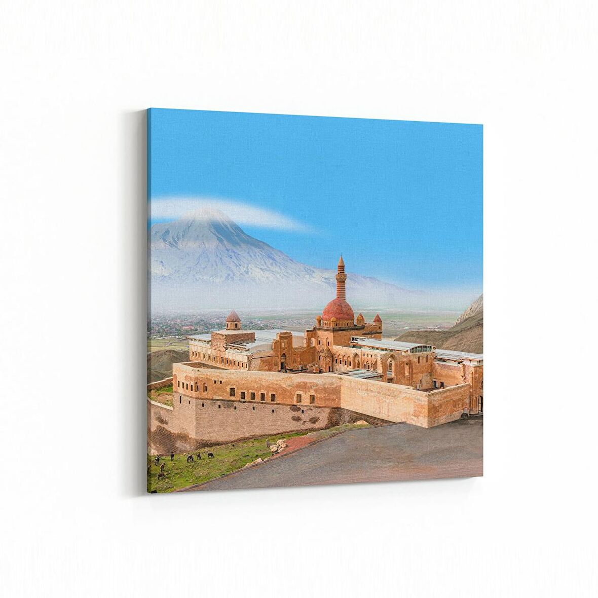 Olla 18901K4 Yapı Görseli Kare 4'lü Kanvas Tablo (Ölçü: 65X65)