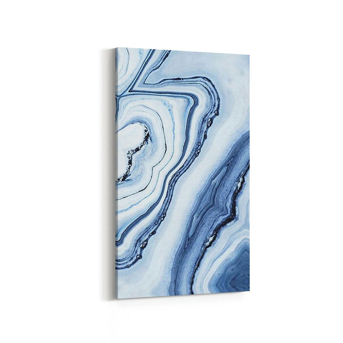 Olla 16666DD Mermer Desen Görsel Dikey Dar Kanvas Tablo (Ölçü: 40X80)