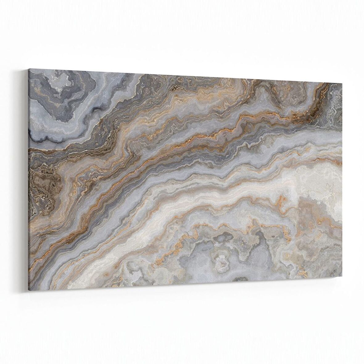 Olla 16648Y Mermer Desen Görsel Yatay Kanvas Tablo (Ölçü: 70X50)