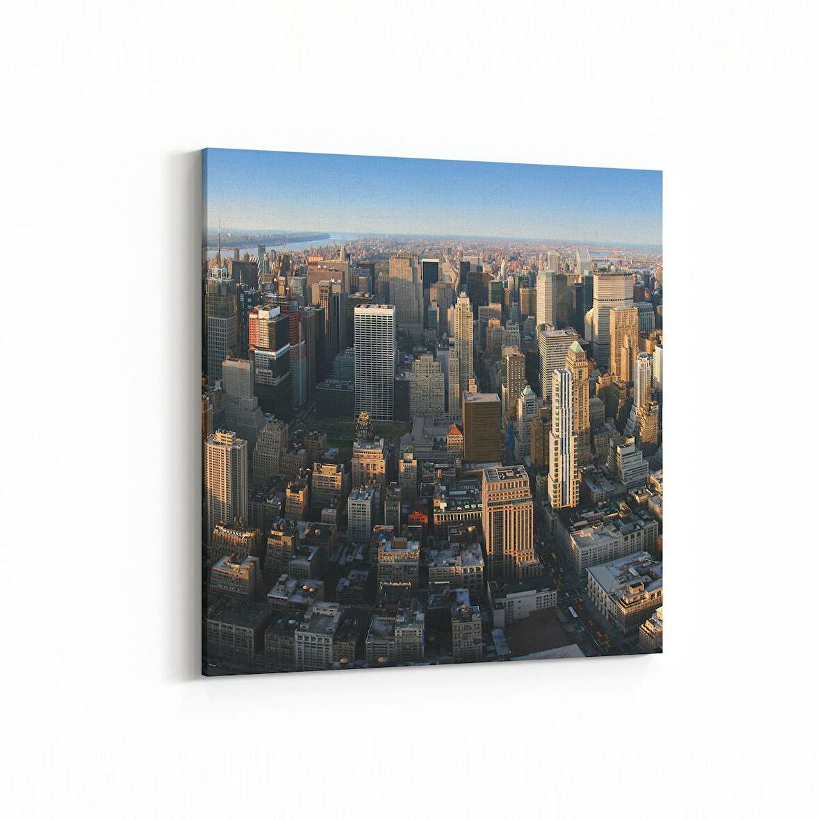 Olla 18246K Yapı Görseli Kare Kanvas Tablo (Ölçü: 25X25)