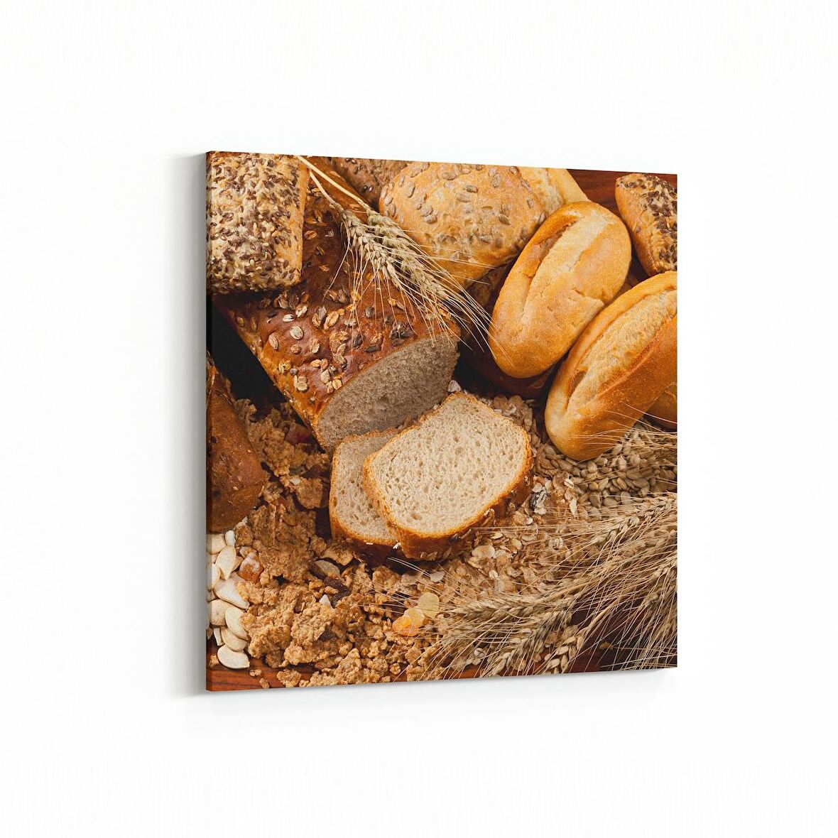 Olla 15319K Gıda Görseli Kare Kanvas Tablo (Ölçü: 40X40)