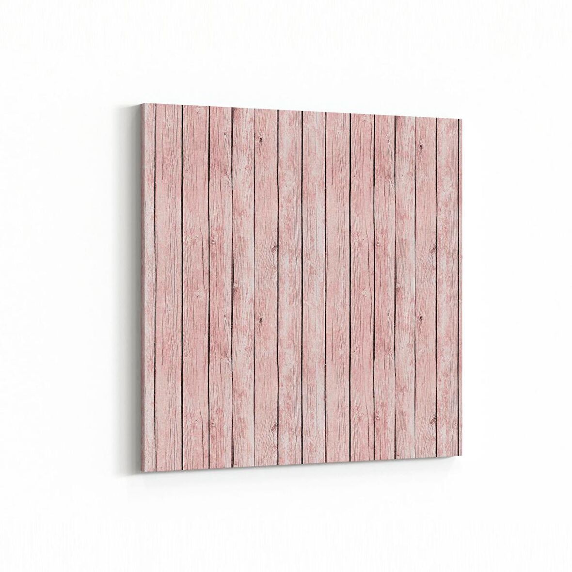 Olla 12005K Ahşap Desen Görseli Kare Kanvas Tablo (Ölçü: 60X60)