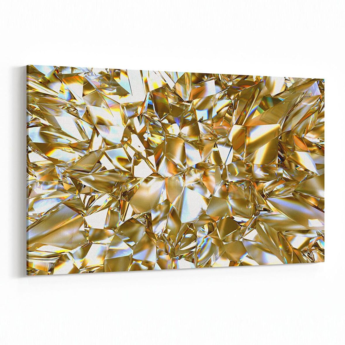 Olla 10085Y Abstract Görsel Yatay Kanvas Tablo (Ölçü: 45X30)