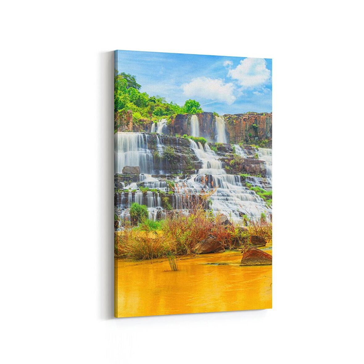 Olla 13249D Doğa / Manzara Görseli Dikey Kanvas Tablo (Ölçü: 70X105)