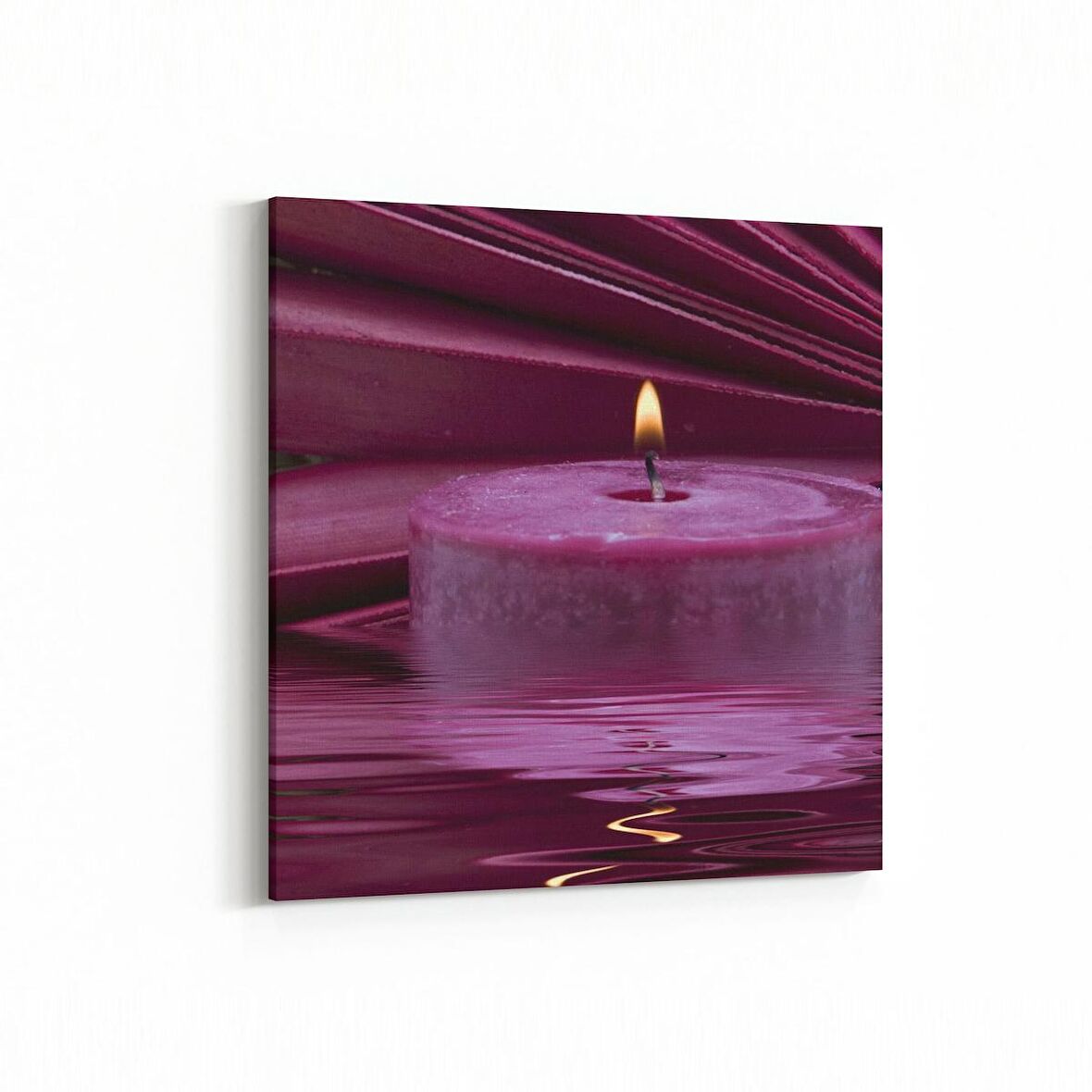 Olla 17086K Spa / Masaj Görseli Kare Kanvas Tablo (Ölçü: 100X100)