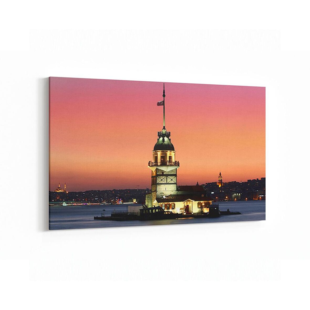 Olla 18720Y Yapı Görseli Yatay Kanvas Tablo (Ölçü: 90X60)