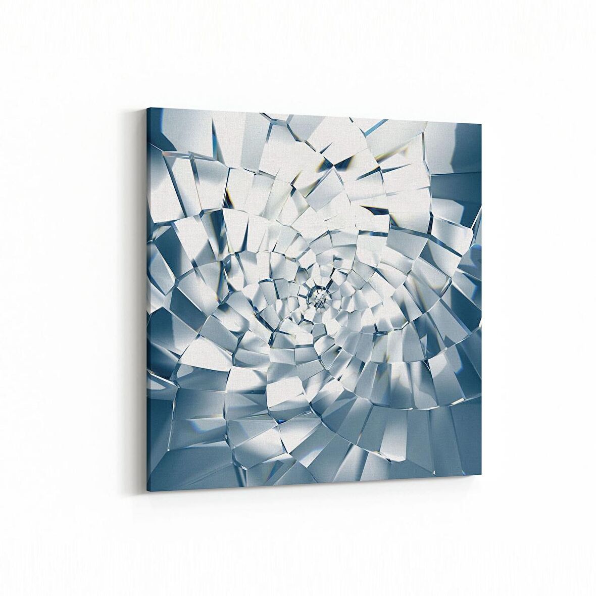 Olla 10092K Abstract Görsel Kare Kanvas Tablo (Ölçü: 25X25)