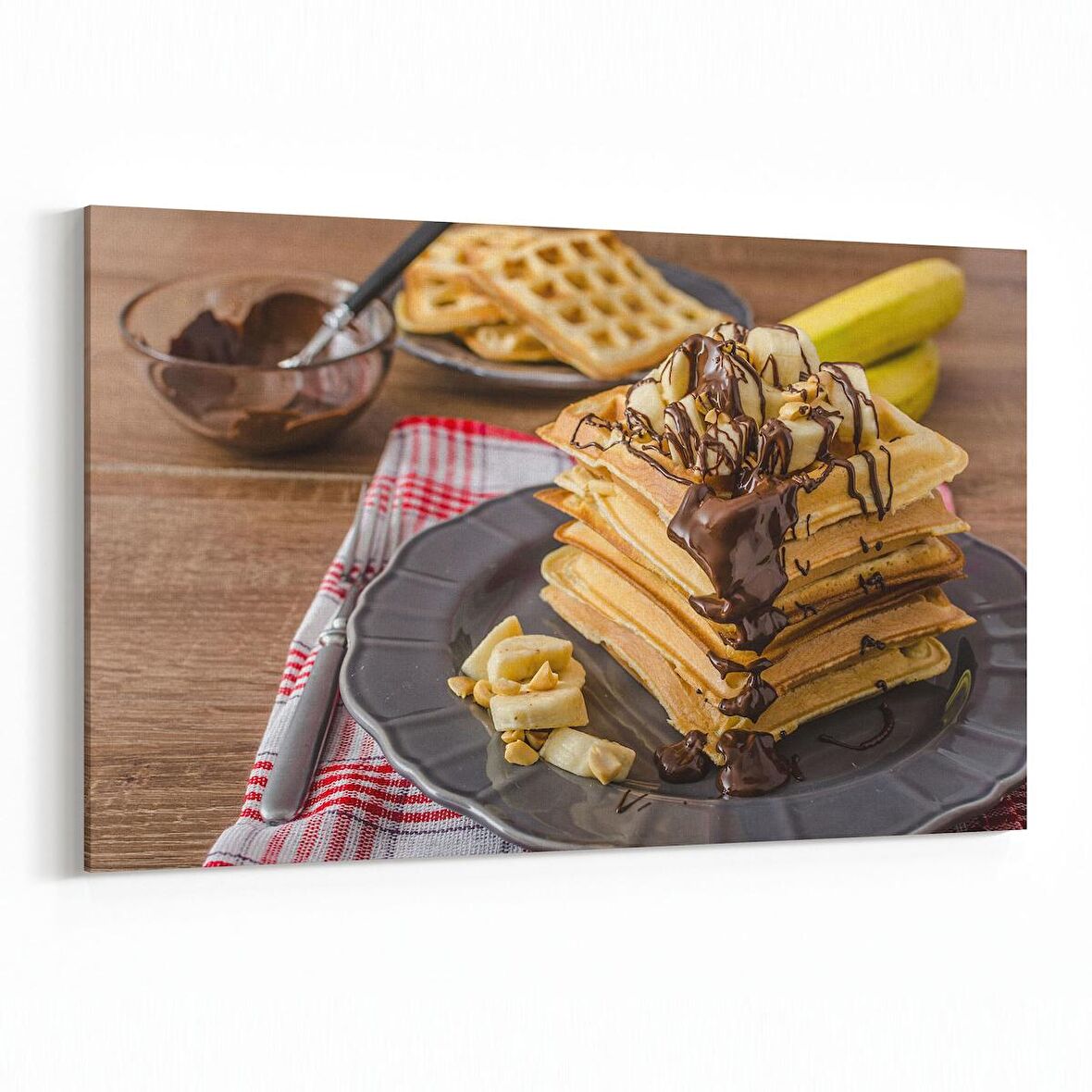 Olla 15139Y Gıda Görseli Yatay Kanvas Tablo (Ölçü: 90X60)