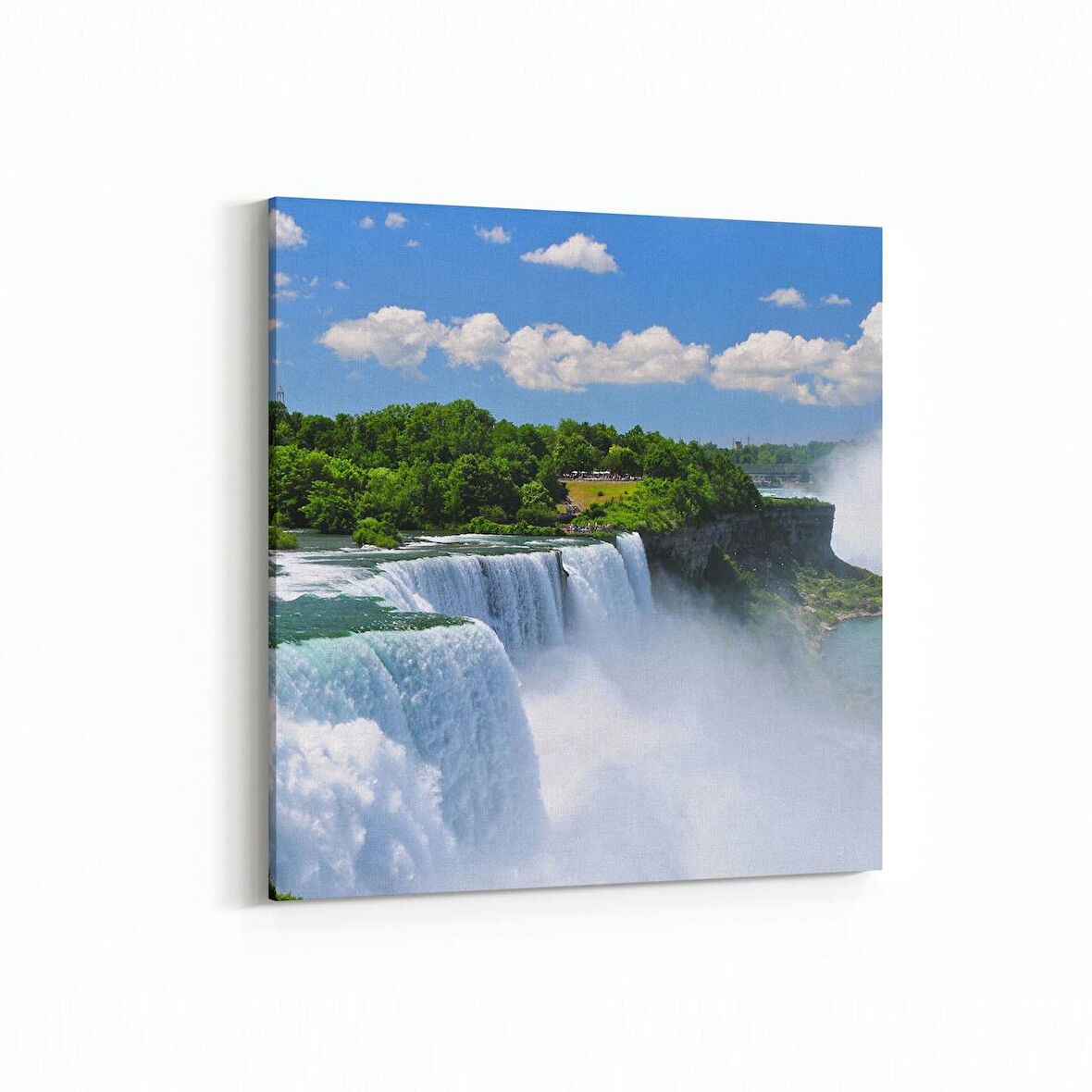 Olla 13241K Doğa / Manzara Görseli Kare Kanvas Tablo (Ölçü: 60X60)