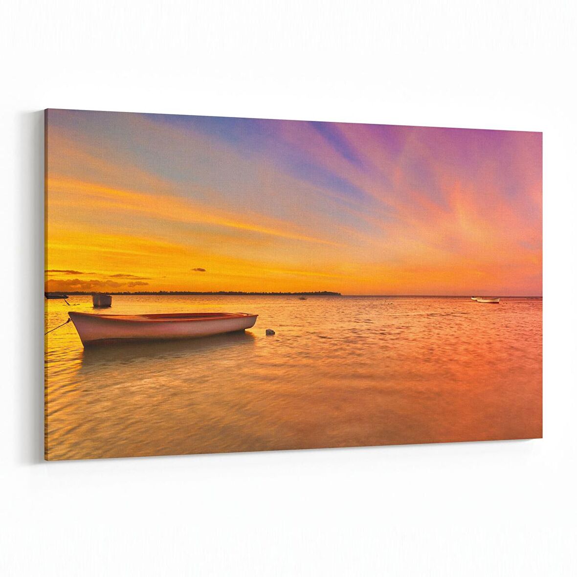 Olla 16054Y Günbatımı Görseli Yatay Kanvas Tablo (Ölçü: 30X20)