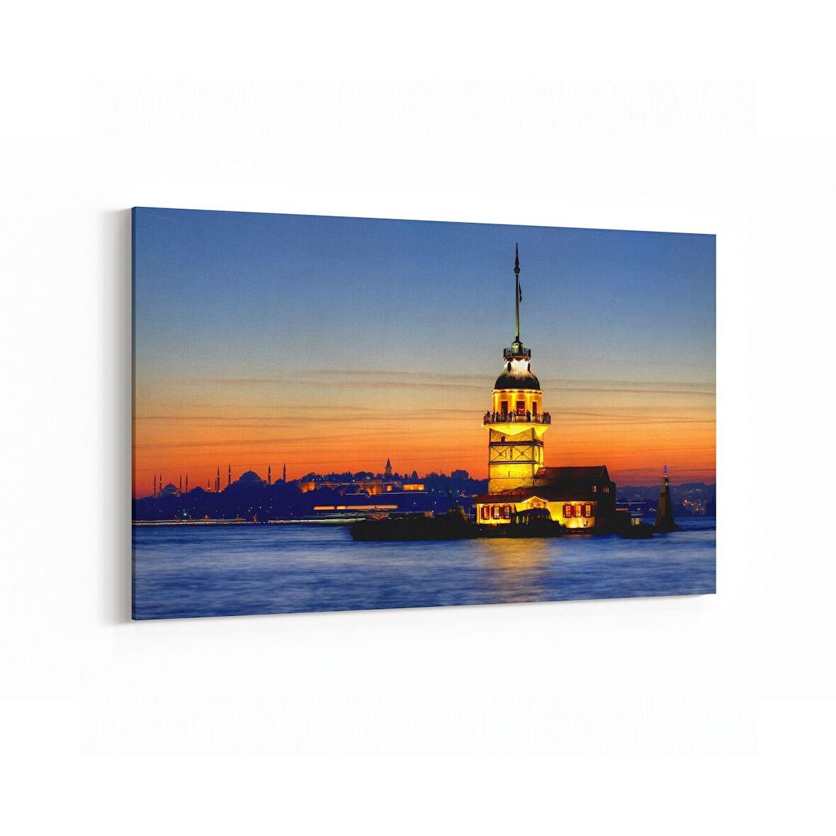 Olla 18985Y Yapı Görseli Yatay Kanvas Tablo (Ölçü: 90X60)