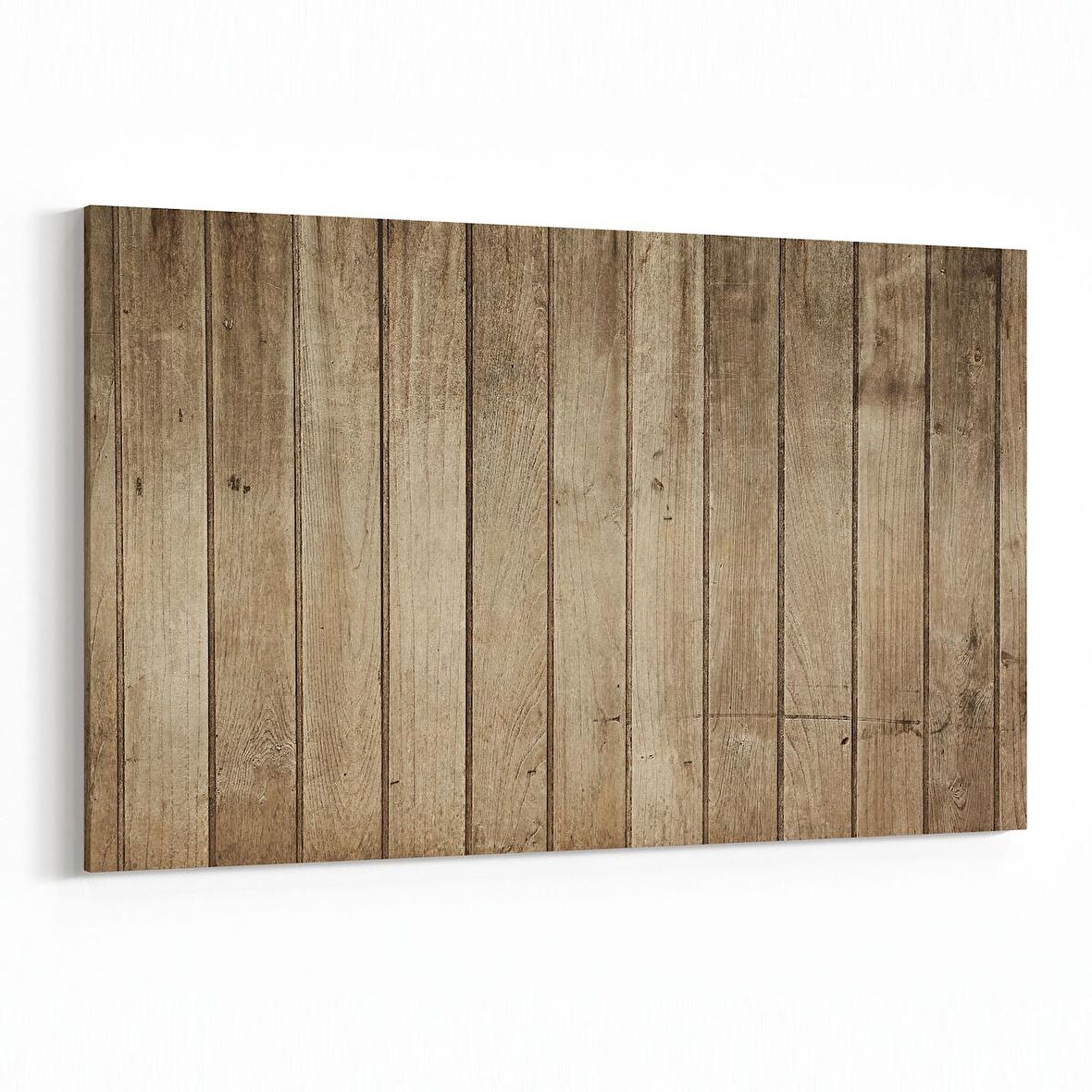 Olla 11978Y Ahşap Desen Görseli Yatay Kanvas Tablo (Ölçü: 90X60)