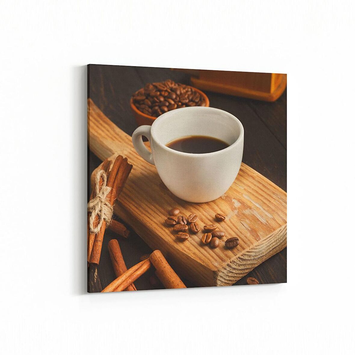 Olla 14982K Gıda Görseli Kare Kanvas Tablo (Ölçü: 25X25)