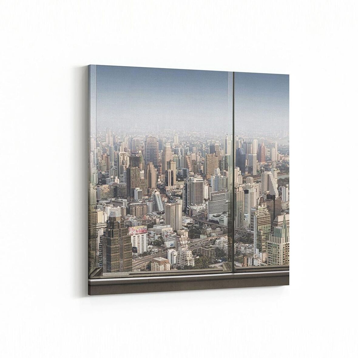 Olla 18982K Yapı Görseli Kare Kanvas Tablo (Ölçü: 25X25)