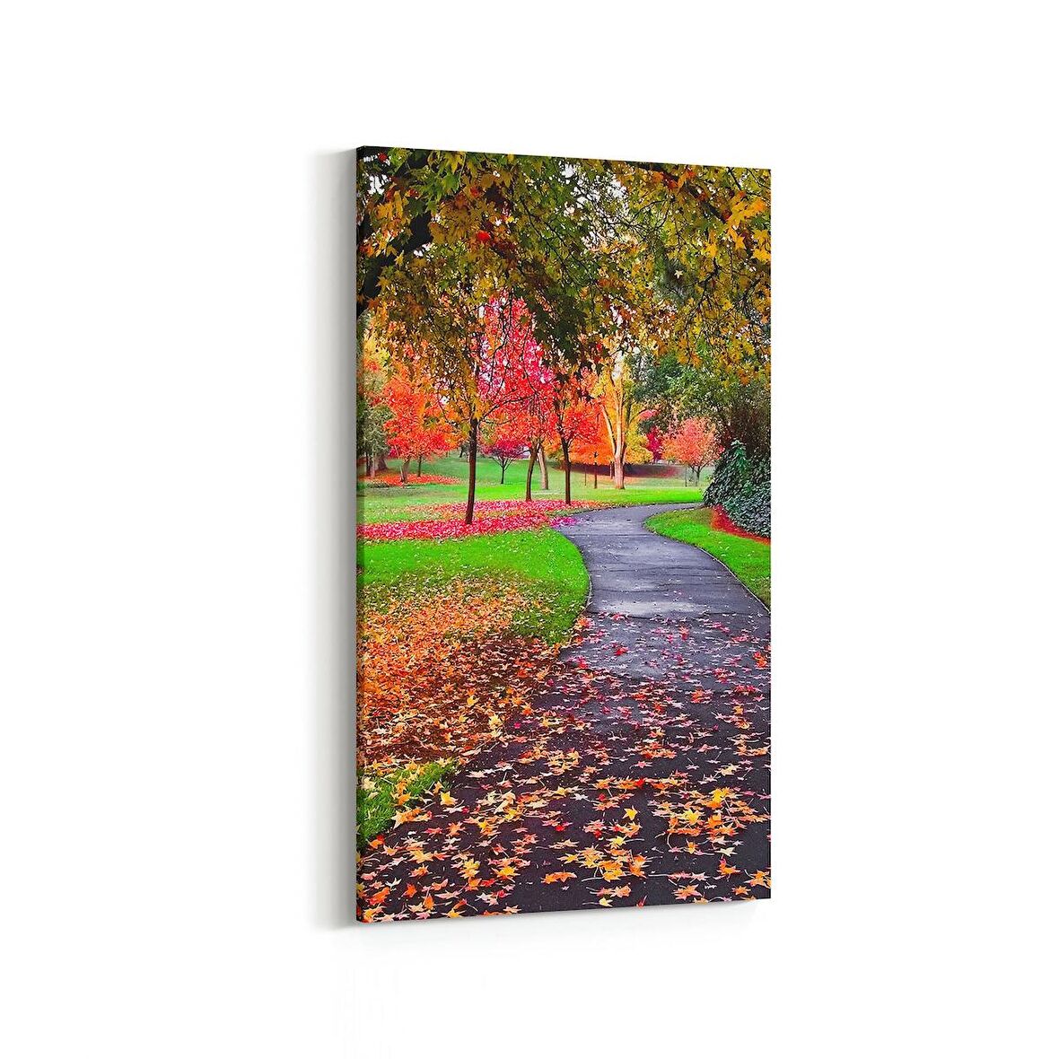 Olla 13421DD Doğa / Manzara Görseli Dikey Dar Kanvas Tablo (Ölçü: 60X120)