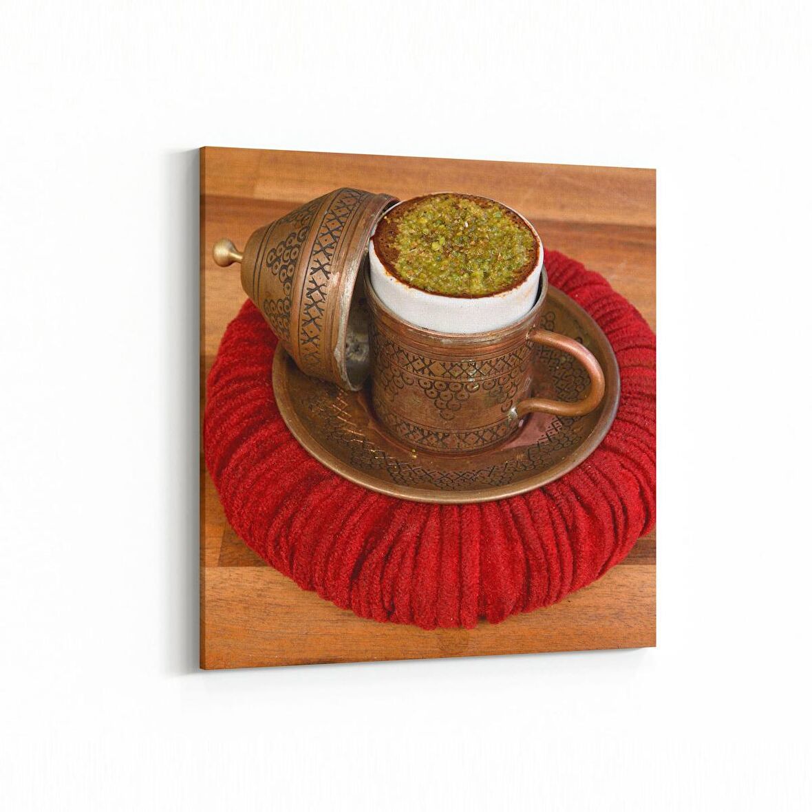 Olla 15033K Gıda Görseli Kare Kanvas Tablo (Ölçü: 30X30)