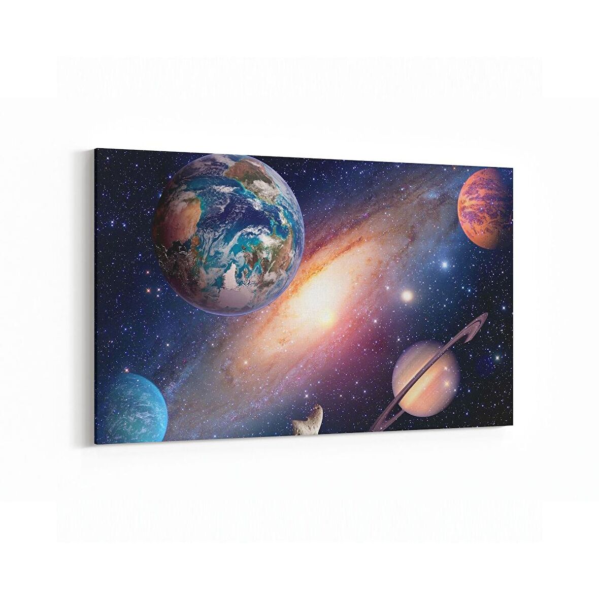 Olla 17660Y Uzay Görseli Yatay Kanvas Tablo (Ölçü: 30X20)