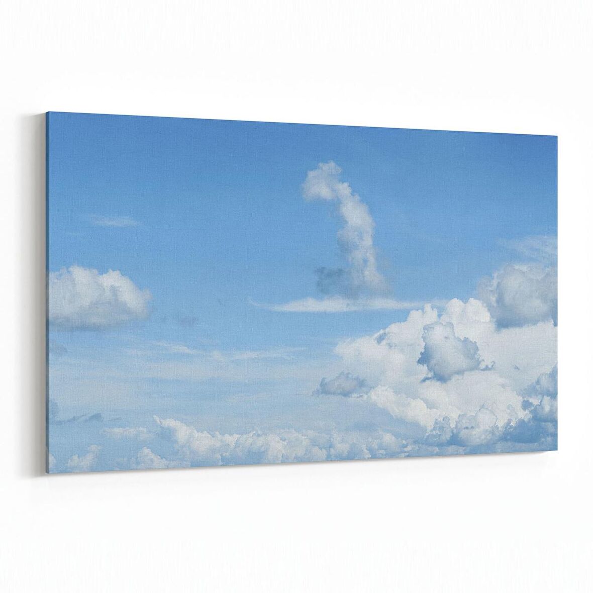 Olla 15432Y Gökyüzü Bulut Görseli  Yatay Kanvas Tablo (Ölçü: 120X80)