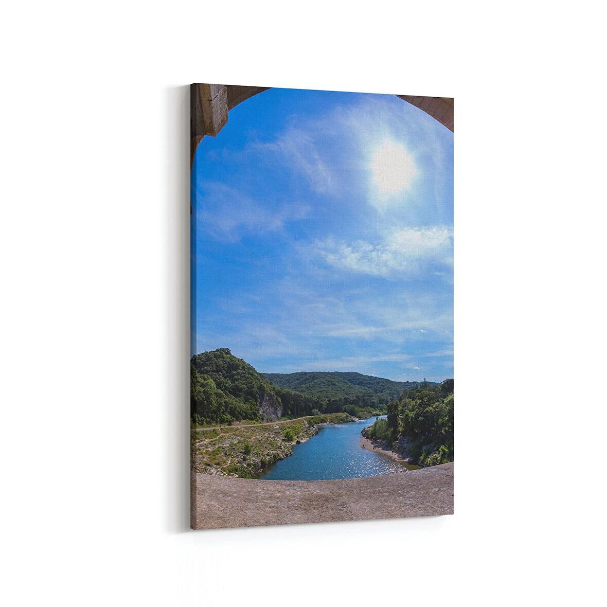 Olla 13909D Doğa / Manzara Görseli Dikey Kanvas Tablo (Ölçü: 60X90)