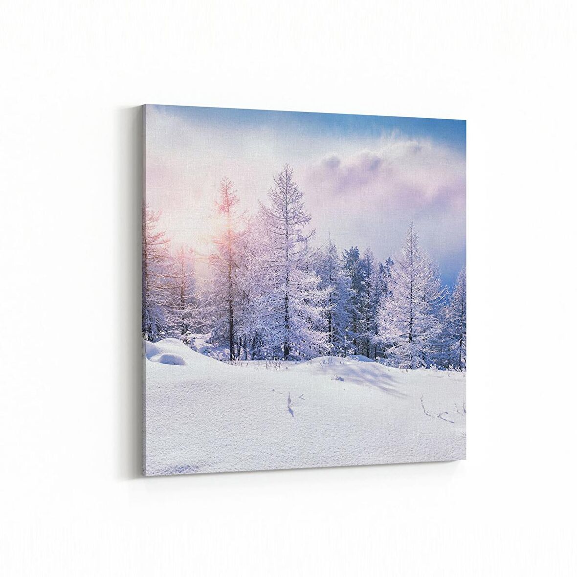 Olla 13758K Doğa / Manzara Görseli Kare Kanvas Tablo (Ölçü: 25X25)