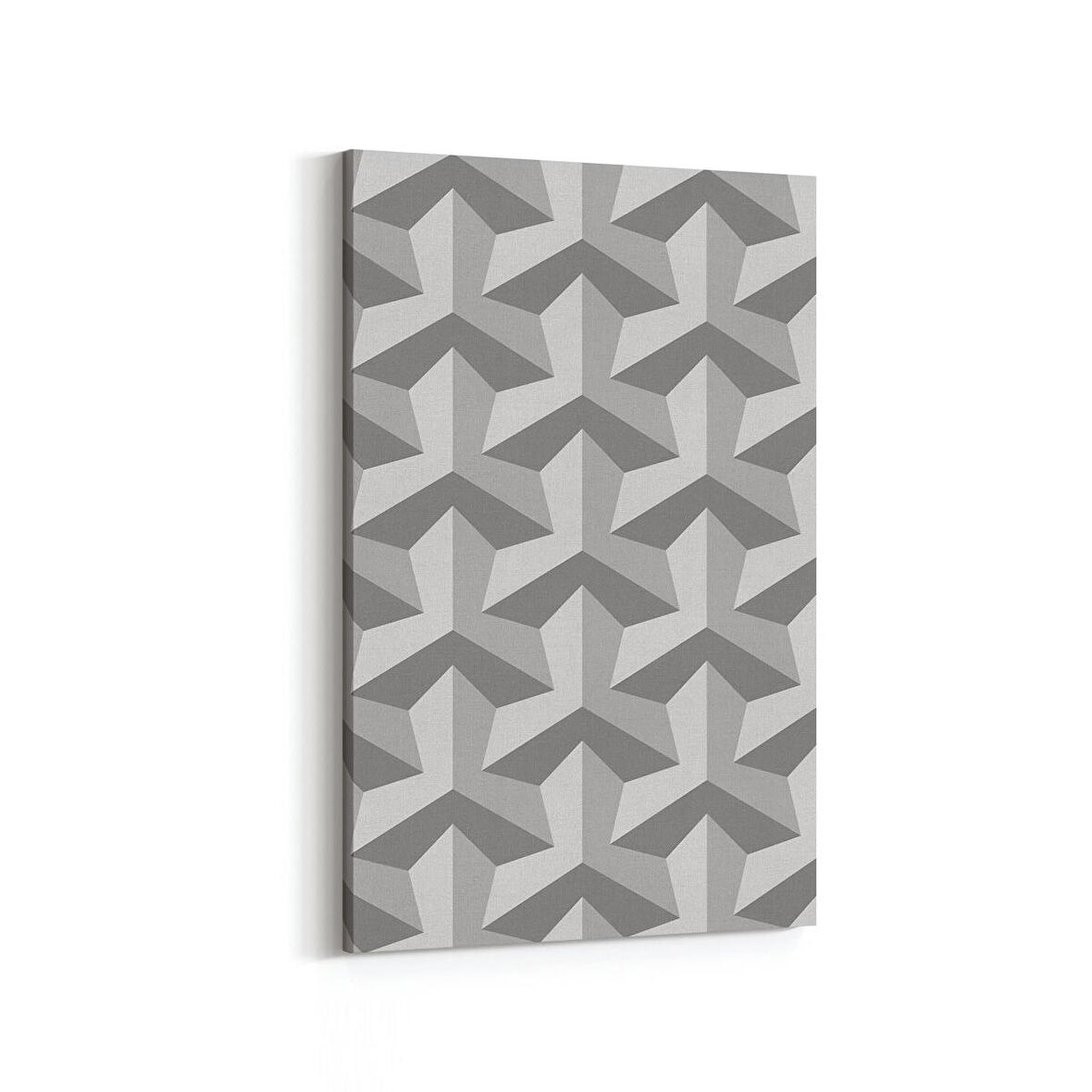 Olla 14944D Geometrik Desen Görseli Dikey Kanvas Tablo (Ölçü: 60X90)