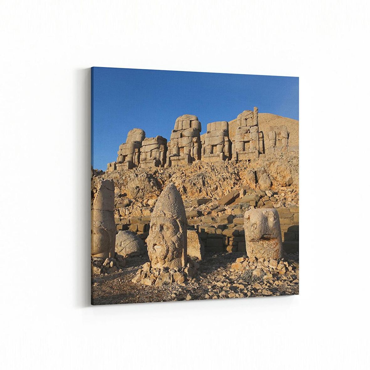 Olla 18405K Yapı Görseli Kare Kanvas Tablo (Ölçü: 100X100)