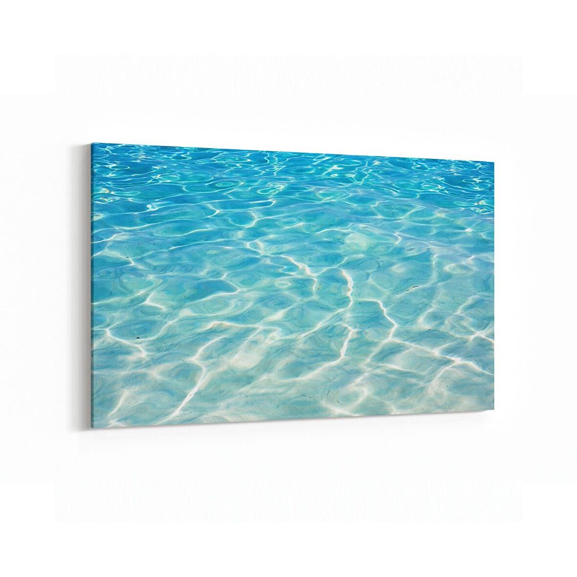 Olla 17226Y Su / Damla Görseli Yatay Kanvas Tablo (Ölçü: 120X80)