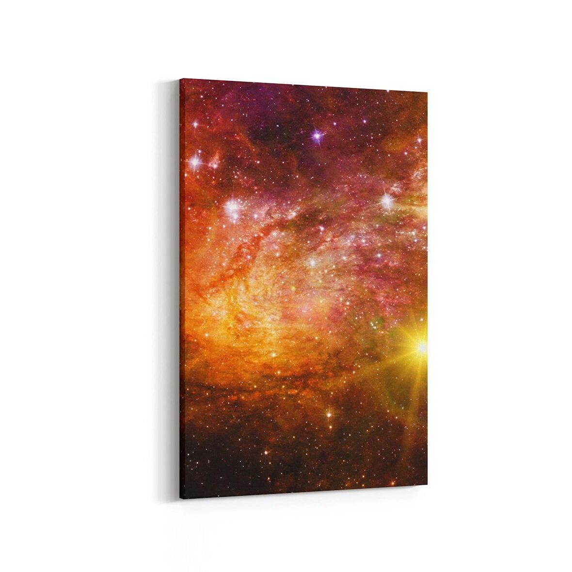Olla 17612D Uzay Görseli Dikey Kanvas Tablo (Ölçü: 100X150)