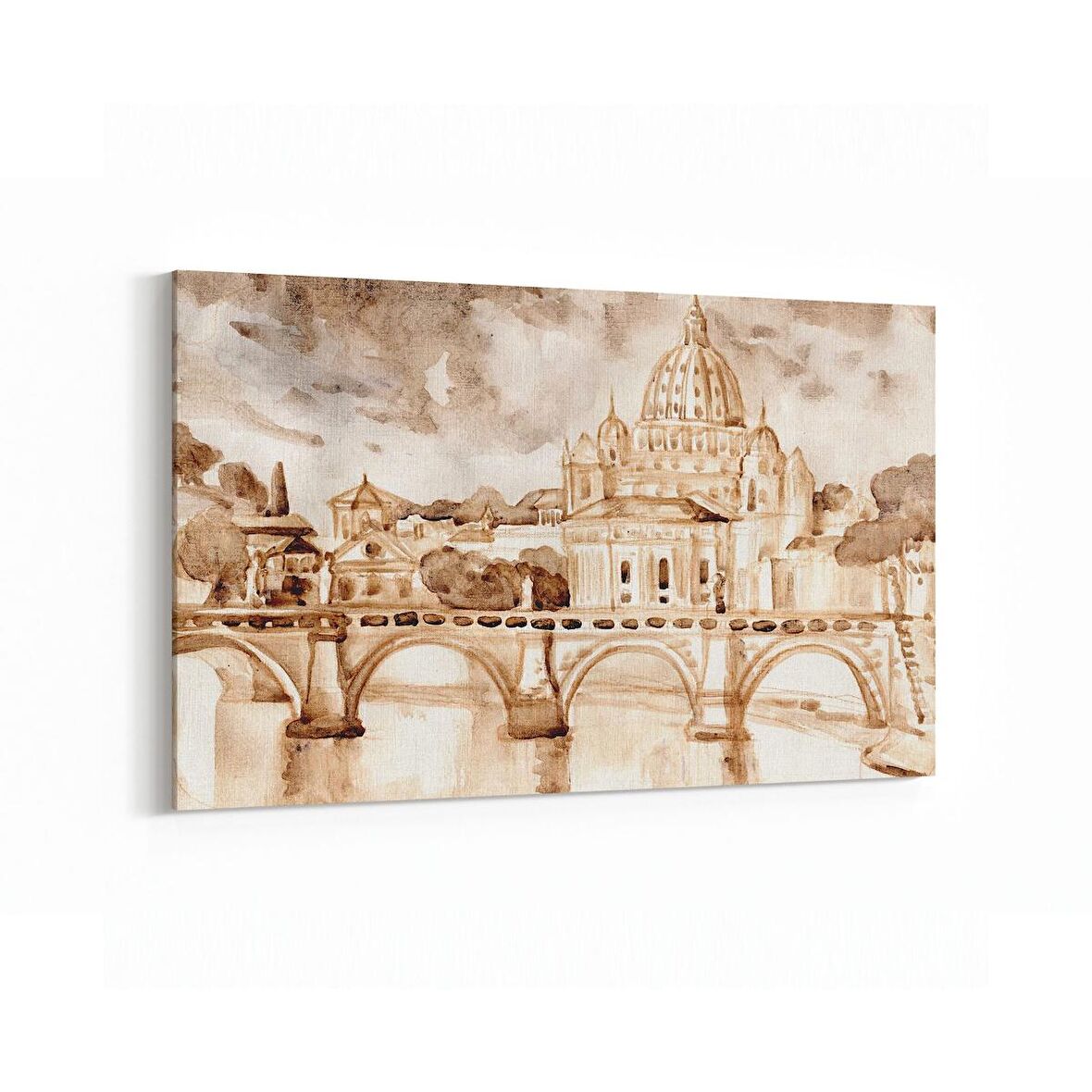 Olla 17827Y Yağlı Boya Görseli Yatay Kanvas Tablo (Ölçü: 150X100)