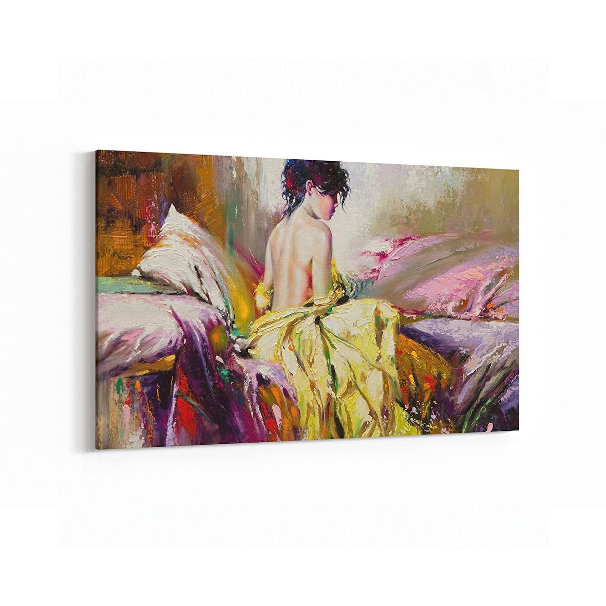 Olla 17810Y Yağlı Boya Görseli Yatay Kanvas Tablo (Ölçü: 150X100)