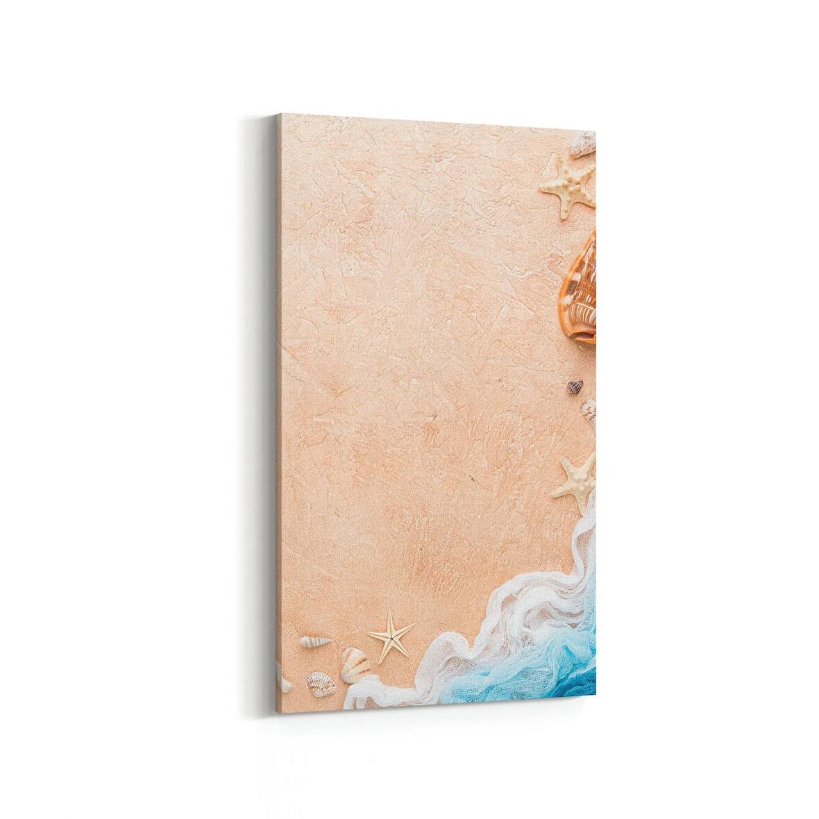Olla 16370DD Kumsal / Sahil Görseli Dikey Dar Kanvas Tablo (Ölçü: 60X120)
