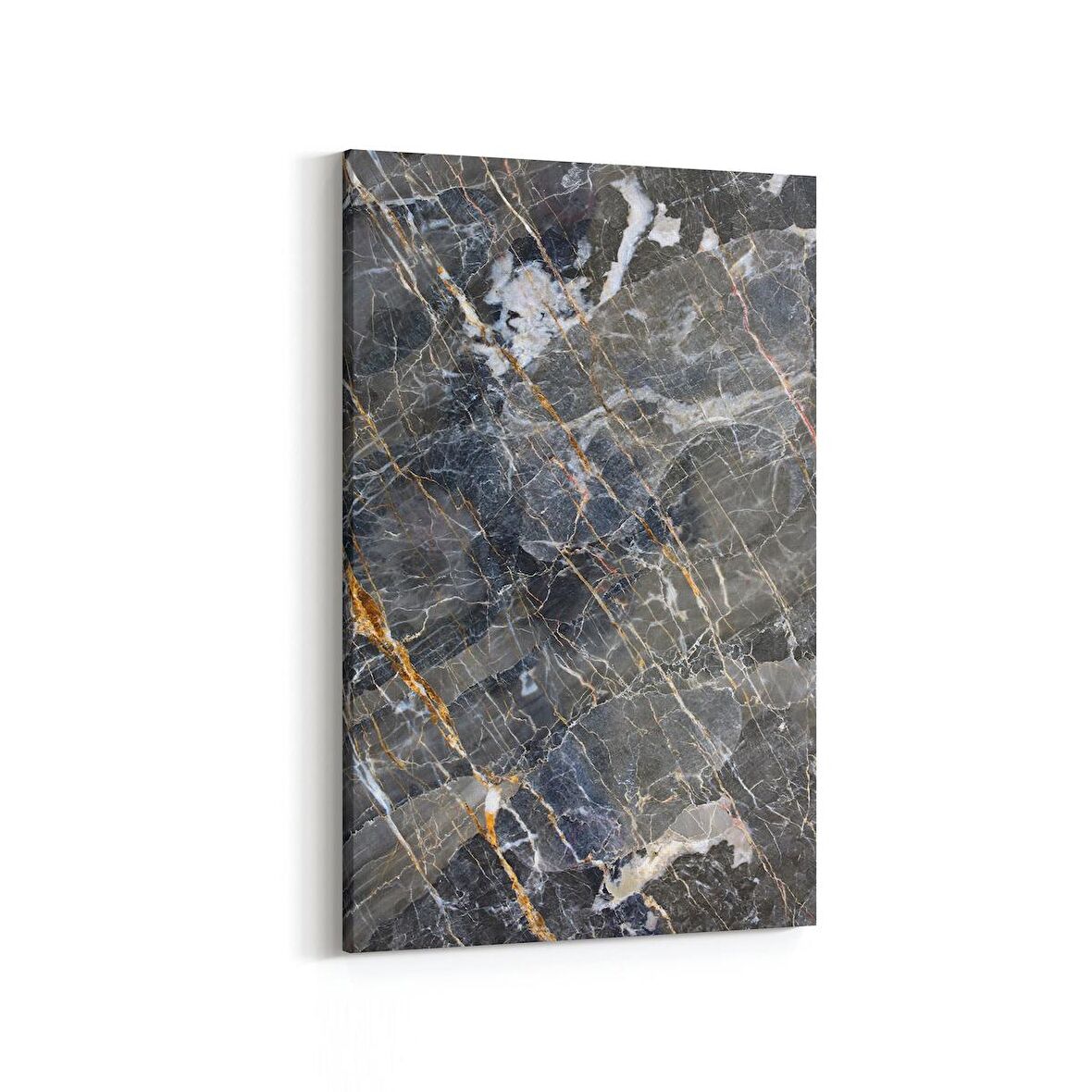 Olla 16704D Mermer Desen Görsel Dikey Kanvas Tablo (Ölçü: 40X60)