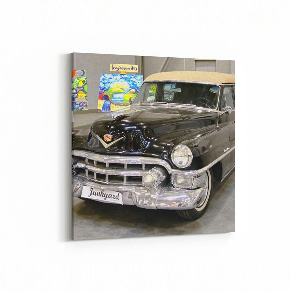 Olla 12237K Araç Görseli Kare Kanvas Tablo (Ölçü: 25X25)